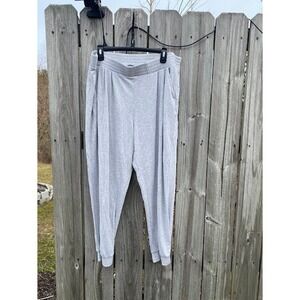 Express Womens‎ Heather Gray Jogger Sweatpants XL Elastic Waist Pockets Pants